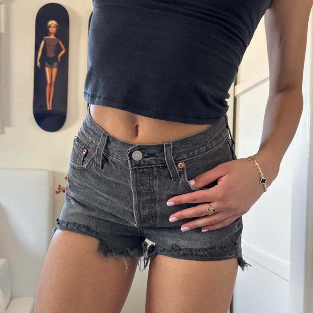 Levi’s Black Denim Shorts